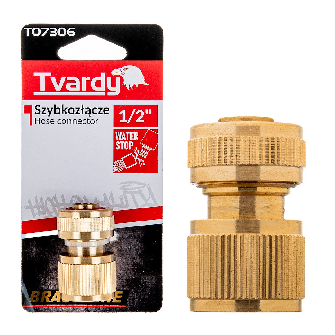 1/2" waterstop hose connector BRASS-LINE series