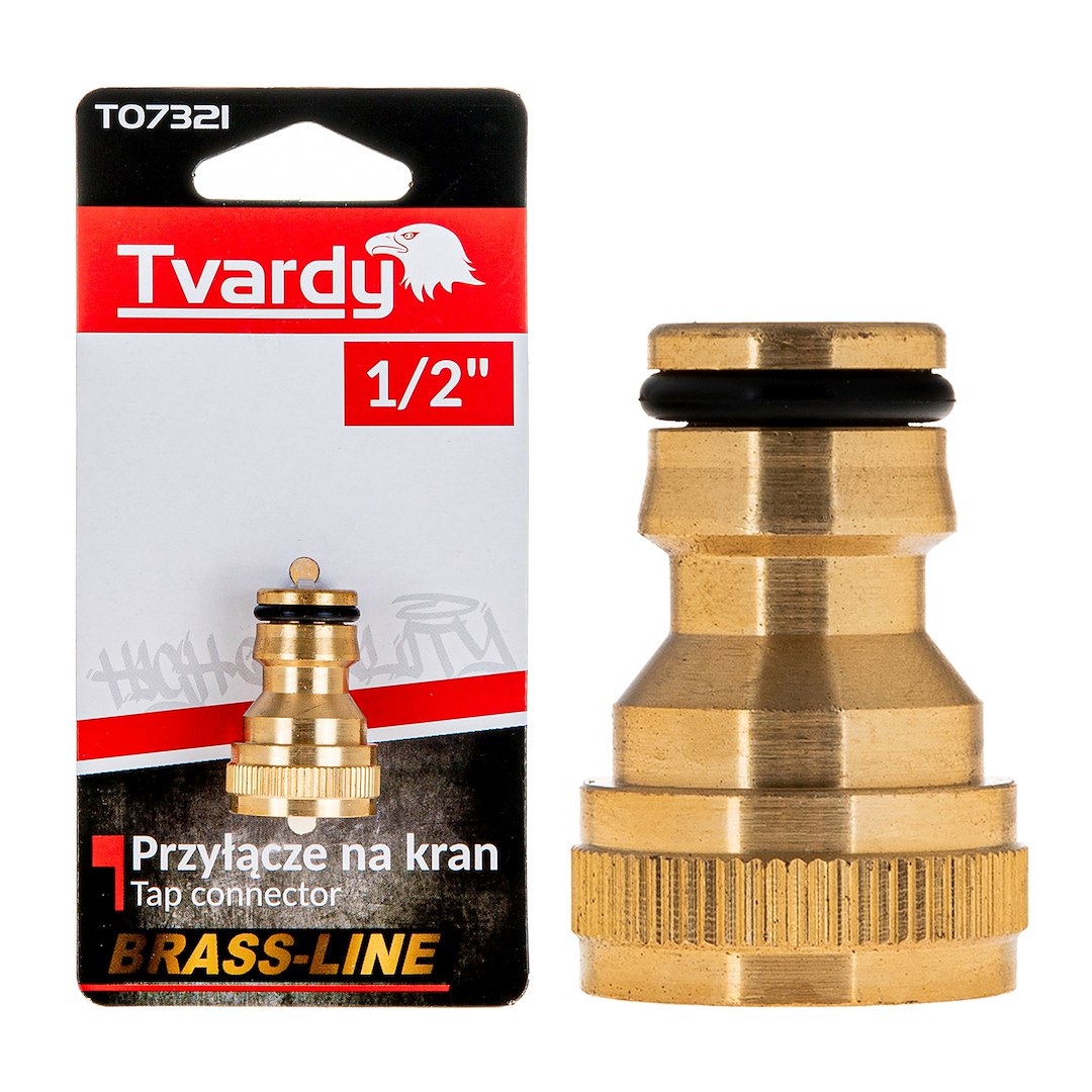 3/4" connector with a male thread BRASS-LINE series