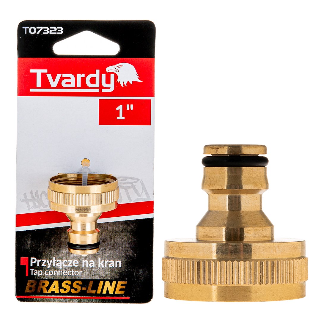 1" tap connector BRASS-LINE series