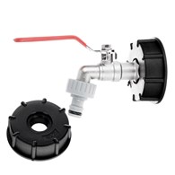 IBC set - S60x6 adaptor + 1/2'' tap with 3/4'' external thread + hose coupling