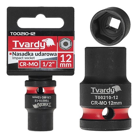 Nasadka udarowa 1/2  6-kąt 12mm CR-MO (10/200)