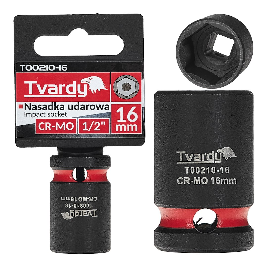 Trieciena lodziņš 1/2" 6PT 16mm CR-MO