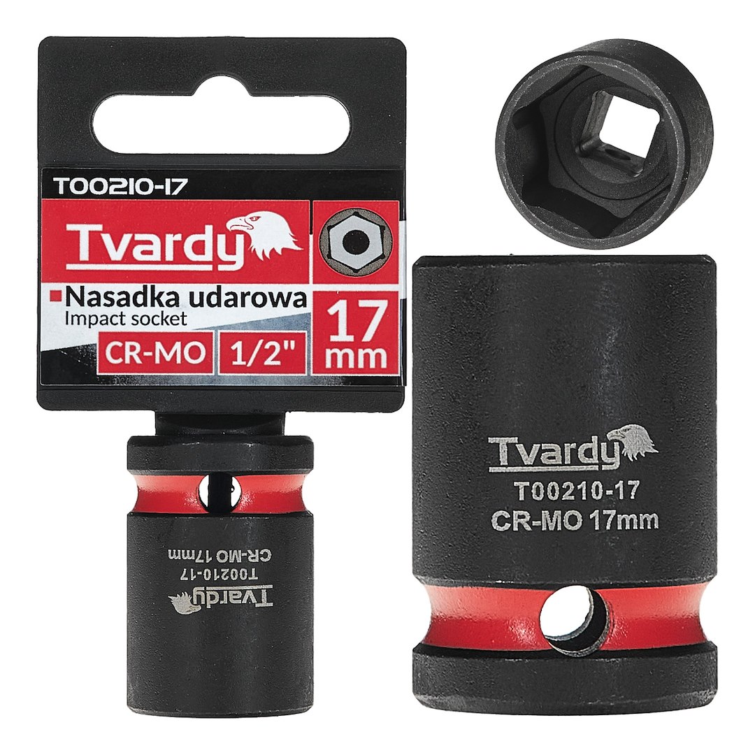 Trieciena lodziņš 1/2" 6PT 17mm CR-MO