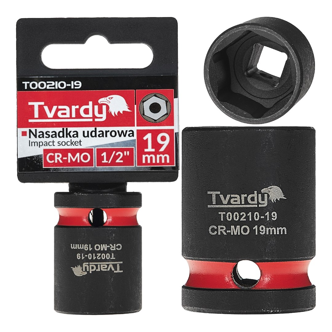 Trieciena ligzda 1/2" 6PT 19mm CR-MO