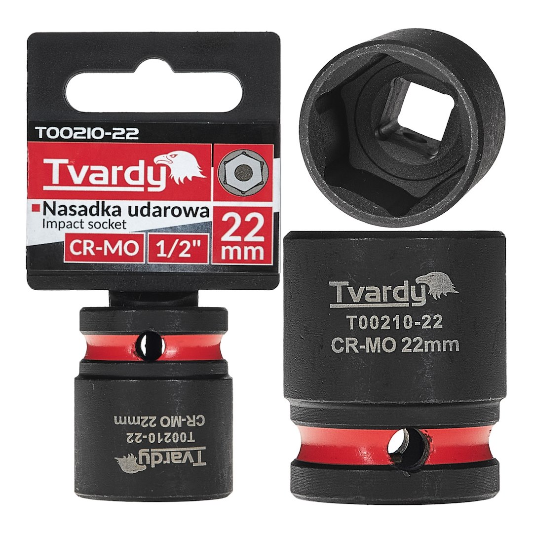 Trieciena ligzda 1/2" 6PT 22mm CR-MO