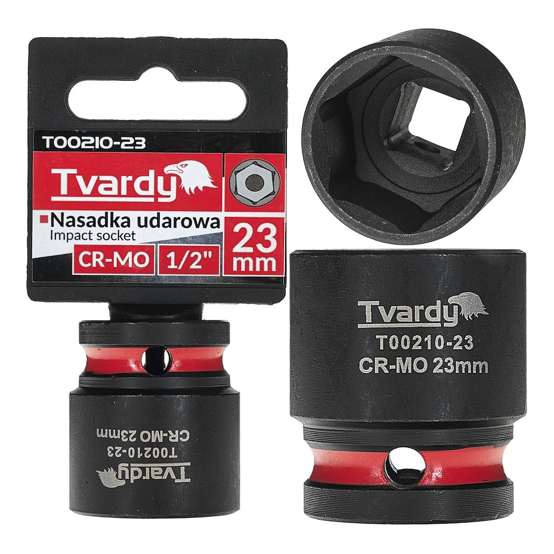 Trieciena ligzda 1/2" 6PT 23mm CR-MO