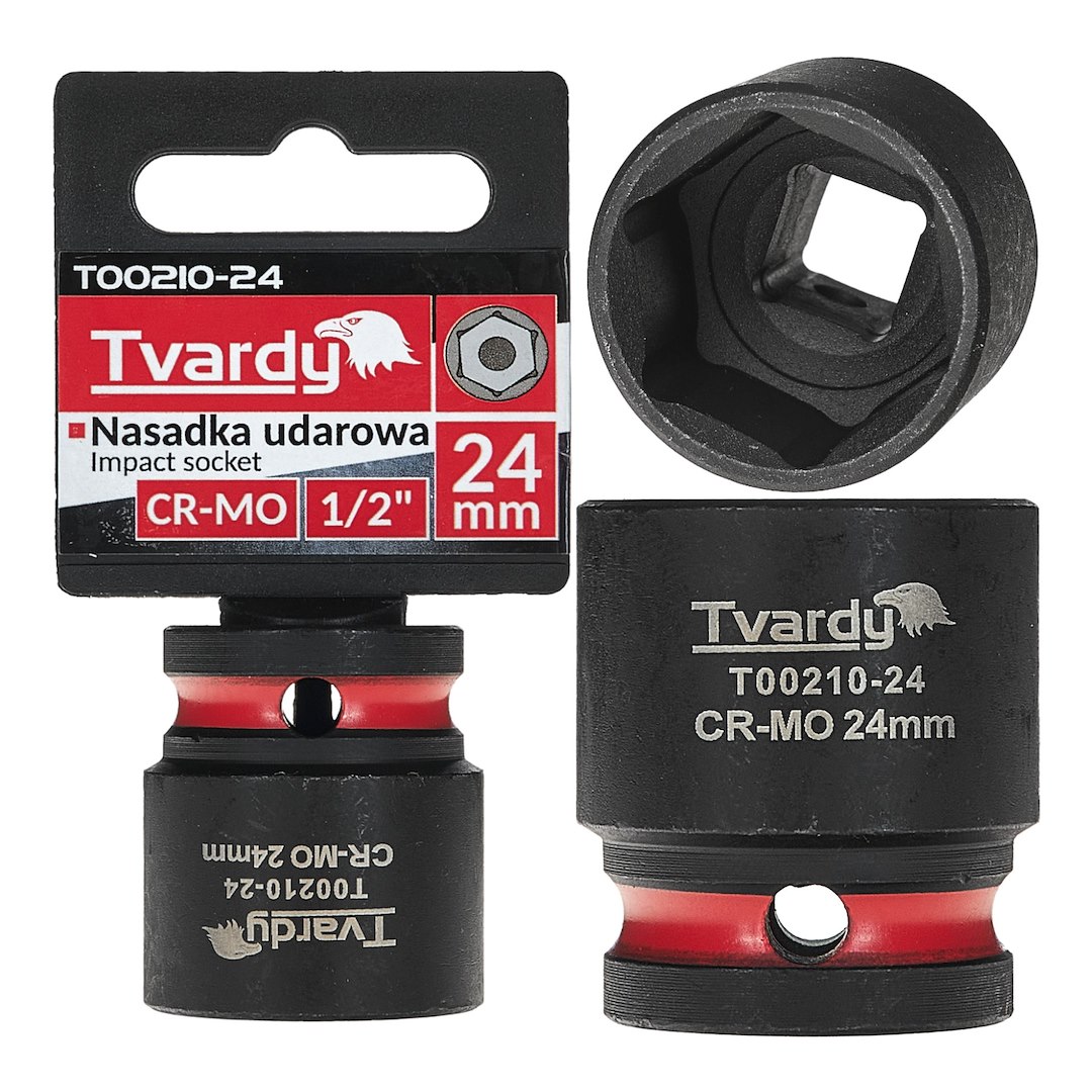 Trieciena ligzda 1/2" 6PT 24mm CR-MO