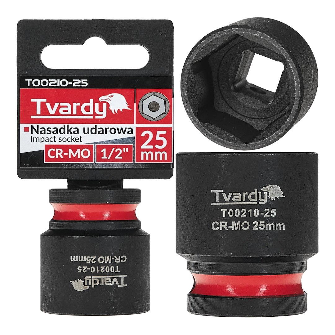 Trieciena ligzda 1/2" 6PT 25mm CR-MO