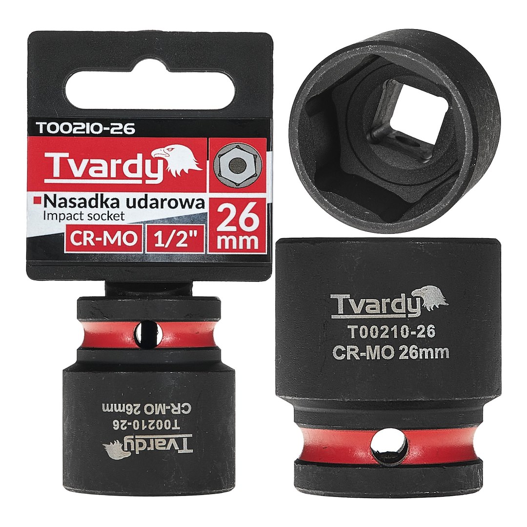 Trieciena ligzda 1/2" 6PT 26mm CR-MO