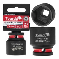 Impact socket  1/2  6PT 27mm CR-MO