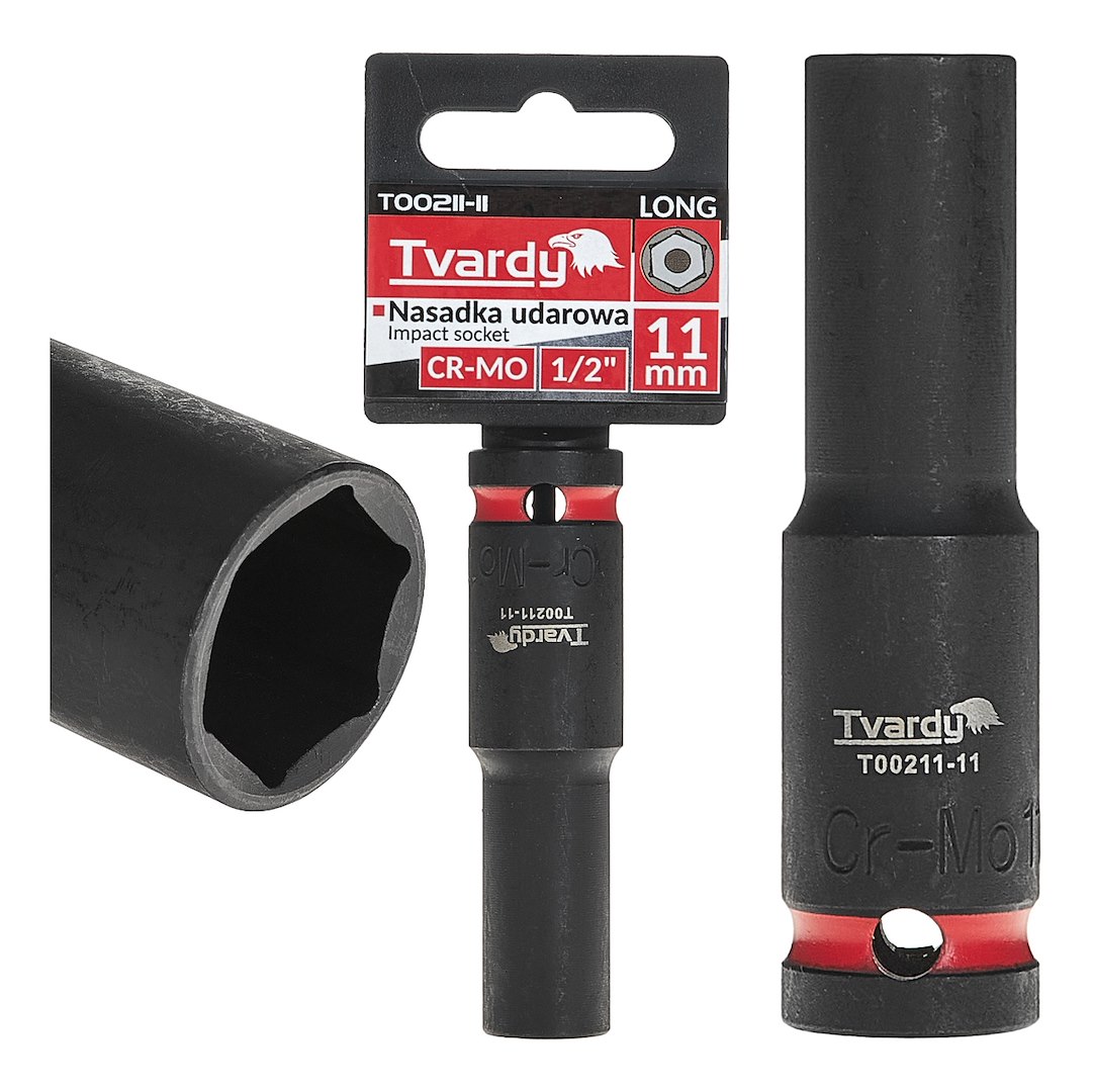 Deep impact socket  1/2  6PT 11mm CR-MO
