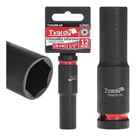 Deep impact socket  1/2  6PT 12mm CR-MO