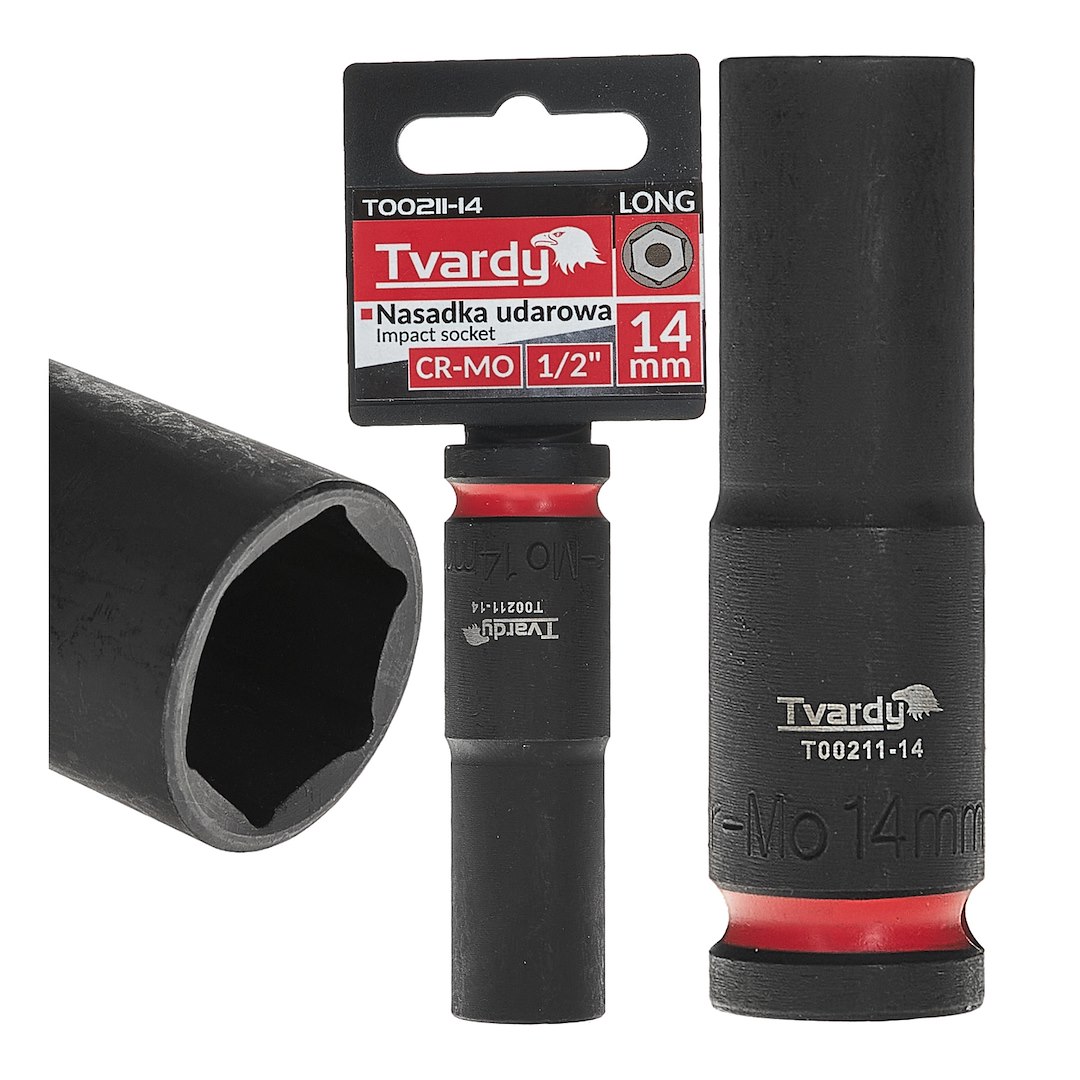Deep impact socket  1/2  6PT 14mm CR-MO