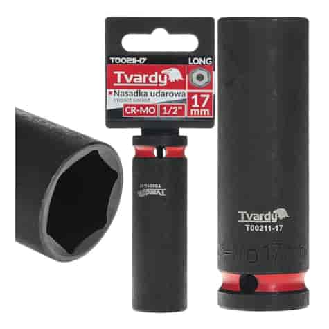 Deep impact socket  1/2  6PT 17mm CR-MO