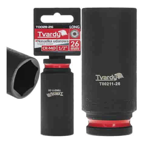 Deep impact socket  1/2  6PT 26mm CR-MO