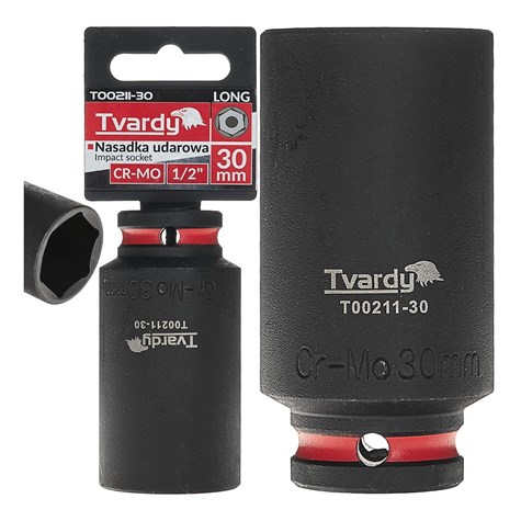 Deep impact socket  1/2  6PT 30mm CR-MO