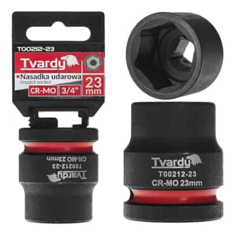 Impact socket  3/4  6PT 23mm CR-MO