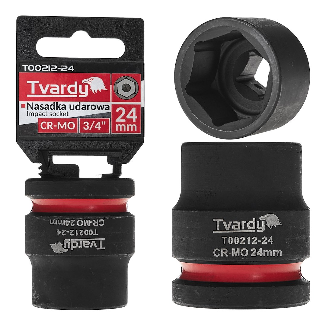 Trieciena ligzda 3/4" 6PT 24mm CR-MO