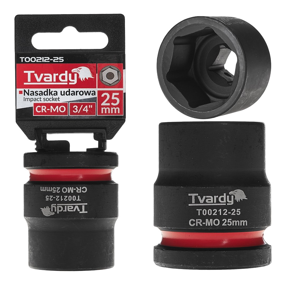 Impact socket  3/4  6PT 25mm CR-MO