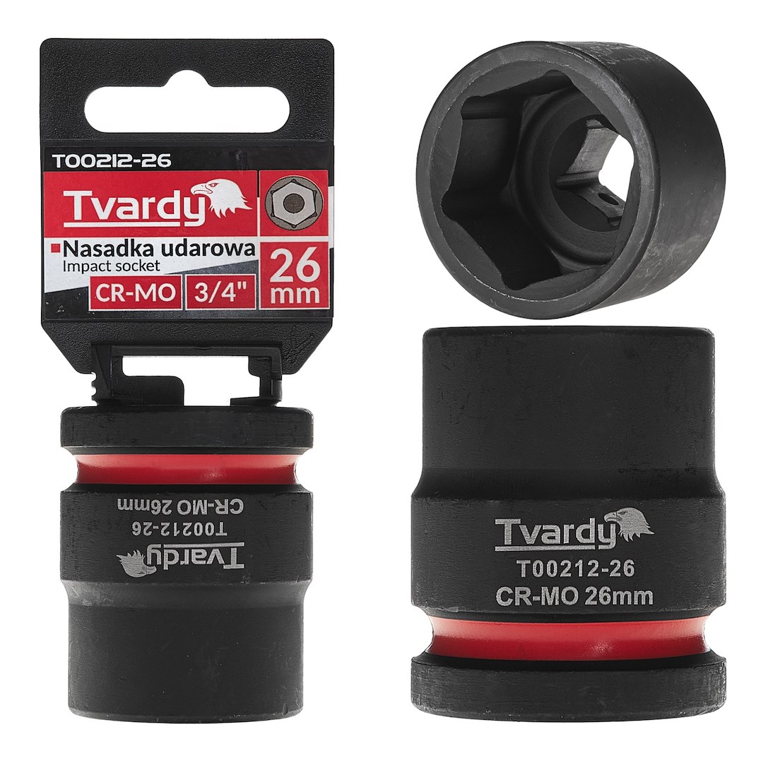 Trieciena ligzda 3/4" 6PT 26mm CR-MO