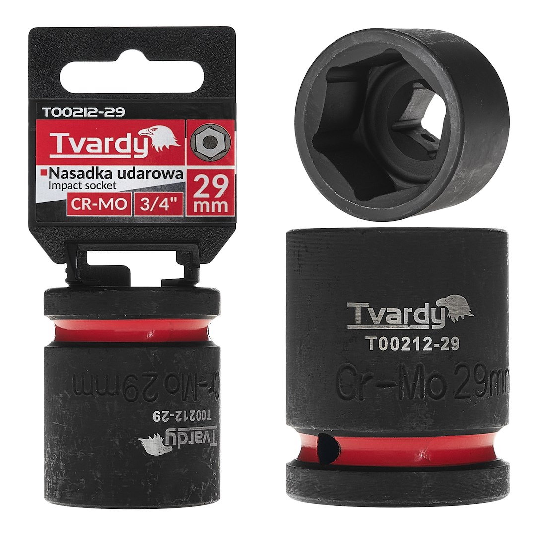 Impact socket  3/4  6PT 29mm CR-MO