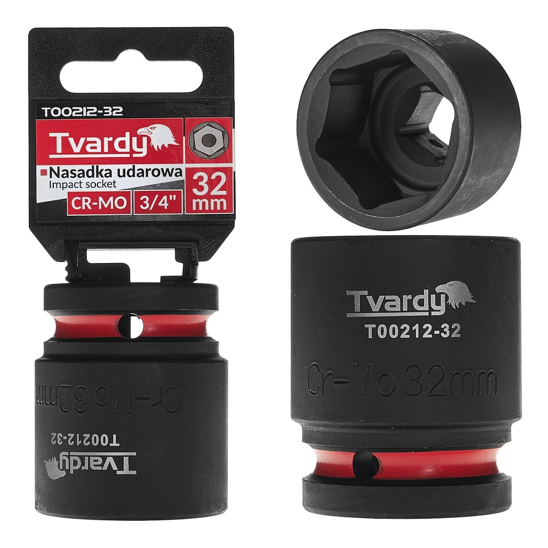Trieciena ligzda 3/4" 6PT 32mm CR-MO