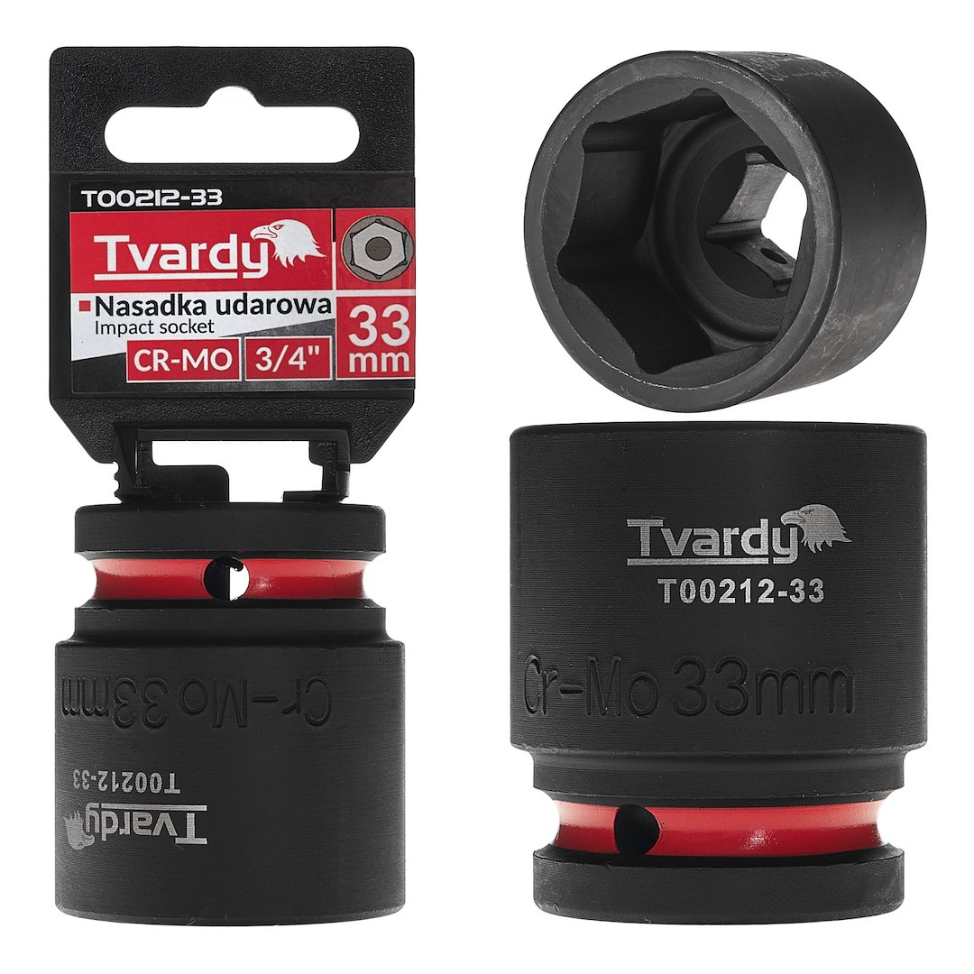 Trieciena ligzda 3/4" 6PT 33mm CR-MO