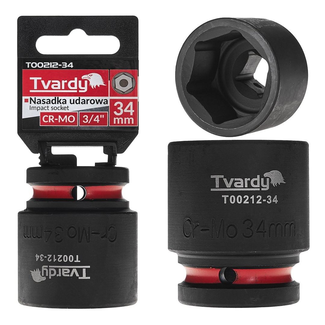 Trieciena ligzda 3/4" 6PT 34mm CR-MO