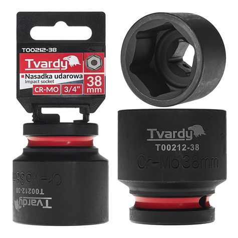 Nasadka udarowa 3/4  6-kąt 38mm CR-MO (4/16)