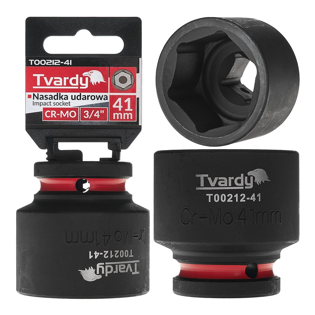 Impact socket  3/4  6PT 41mm CR-MO