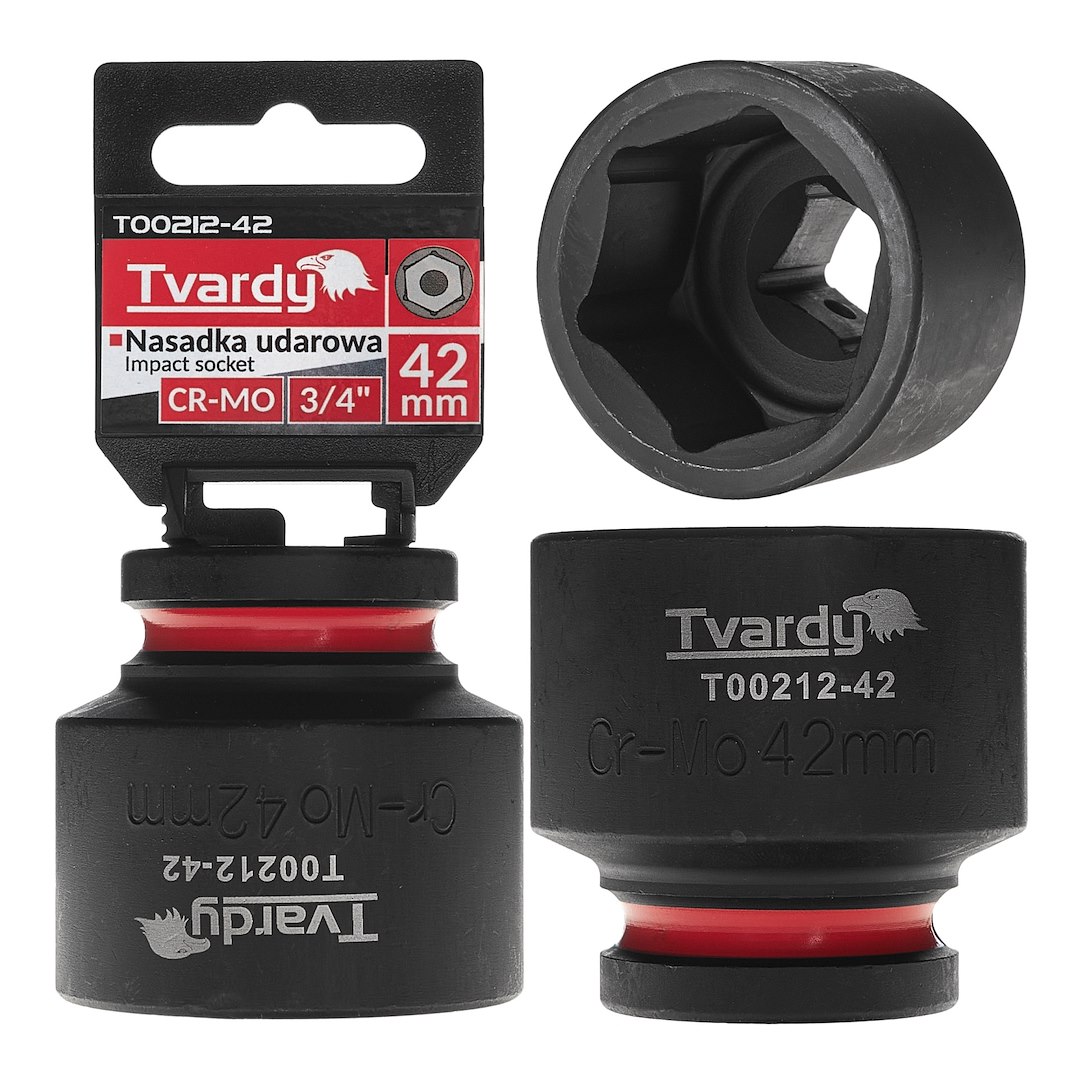 Trieciena ligzda 3/4" 6PT 42mm CR-MO