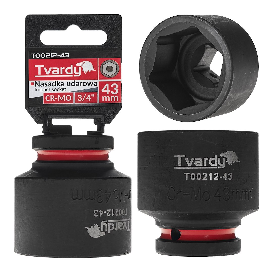 Trieciena ligzda 3/4" 6PT 43mm CR-MO
