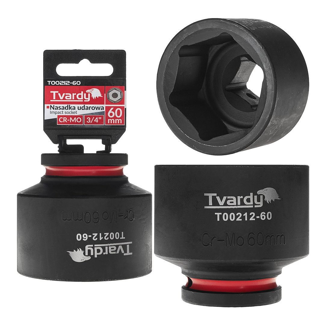 Trieciena ligzda 3/4" 6PT 60mm CR-MO