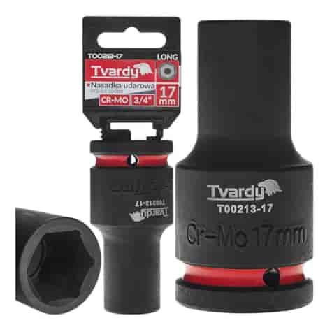 Deep impact socket  3/4  6PT 17mm CR-MO