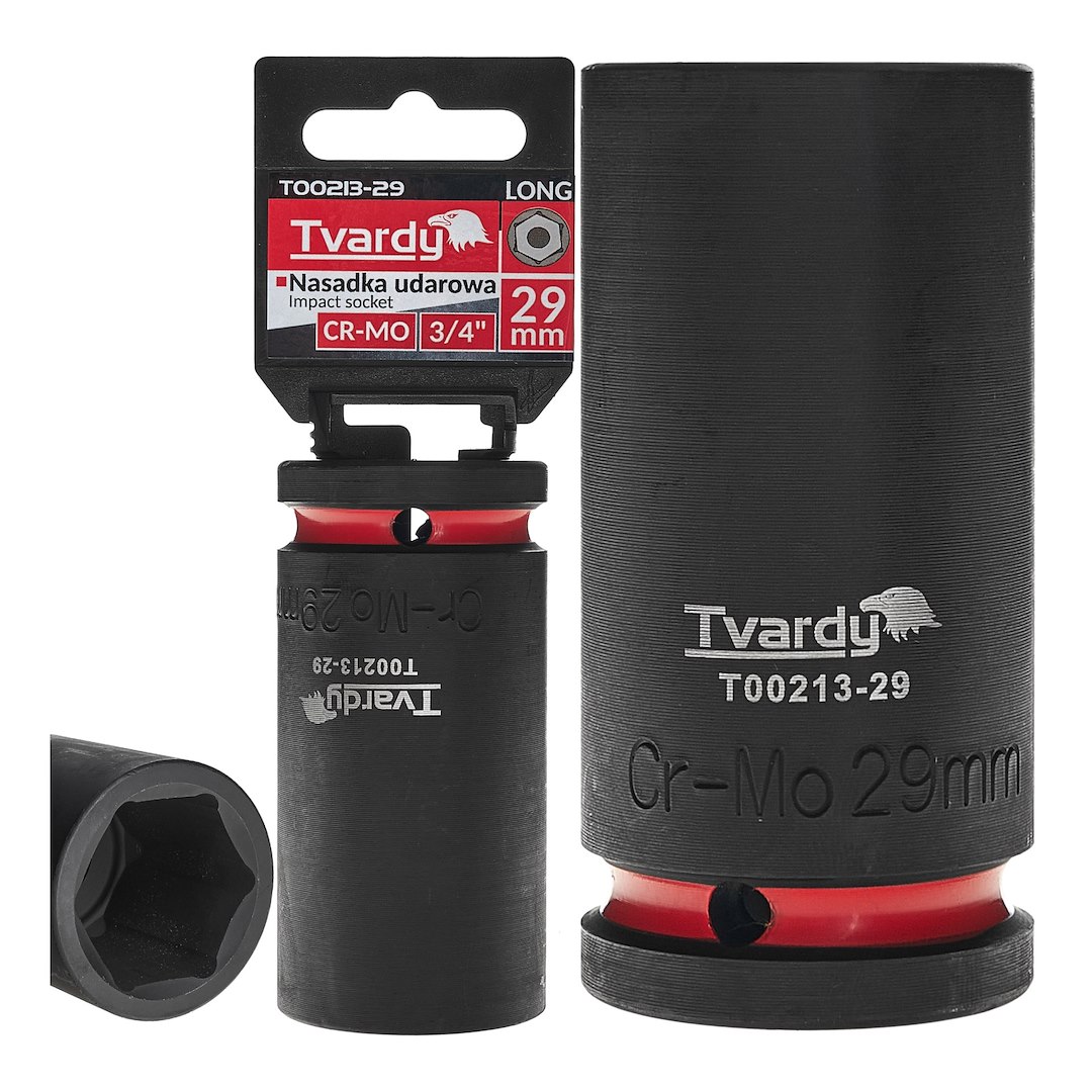 Dziļš trieciena sprausla 3/4" 6PT 29mm CR-MO