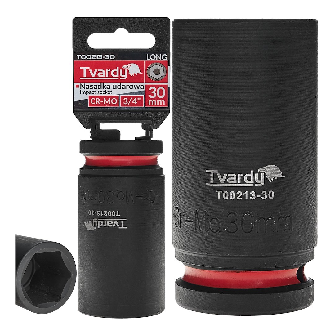 Deep impact socket  3/4  6PT 30mm CR-MO