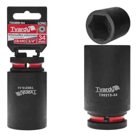 Deep impact socket  3/4  6PT 34mm CR-MO