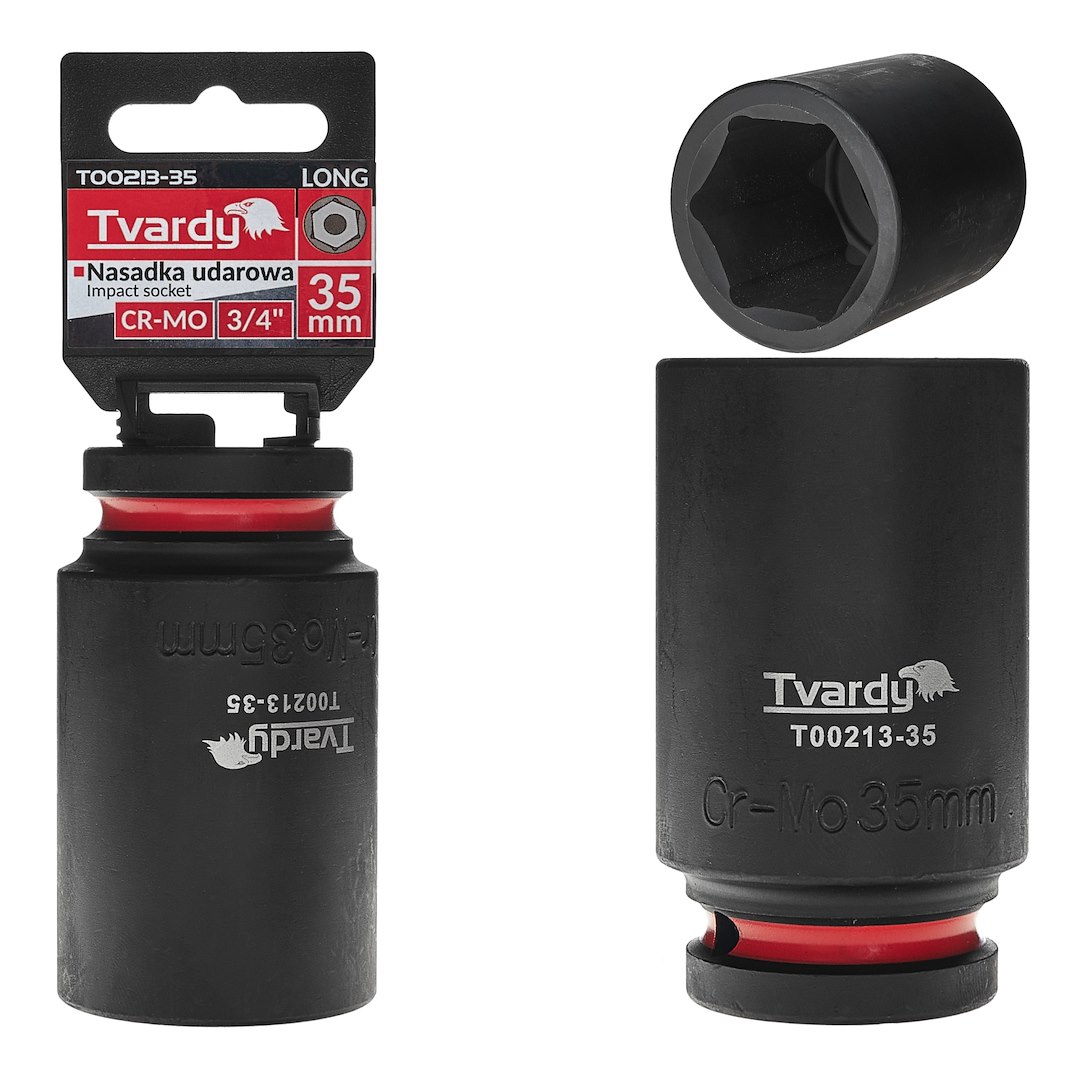 Dziļš trieciena sprausla 3/4" 6PT 35mm CR-MO