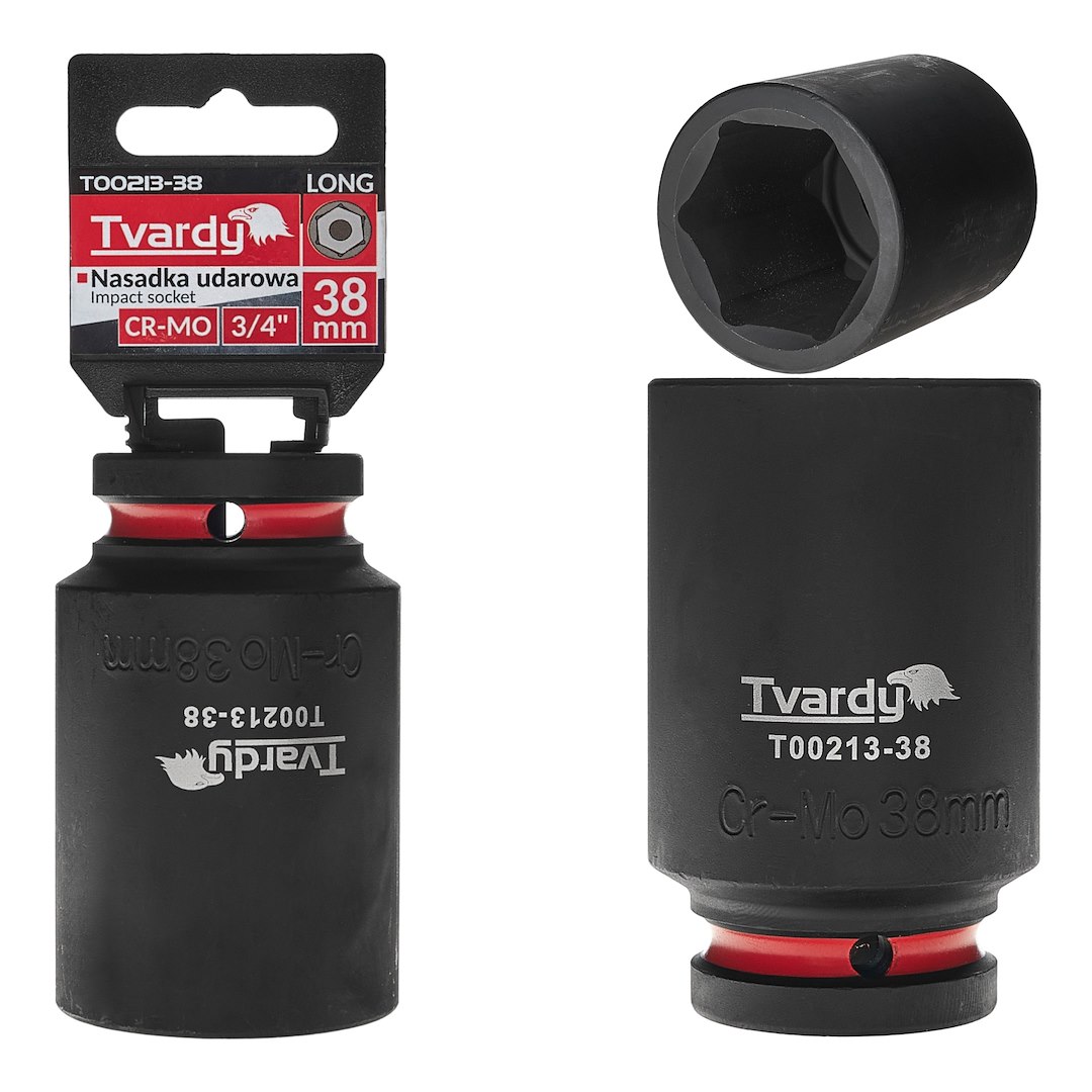 Deep impact socket  3/4  6PT 38mm CR-MO