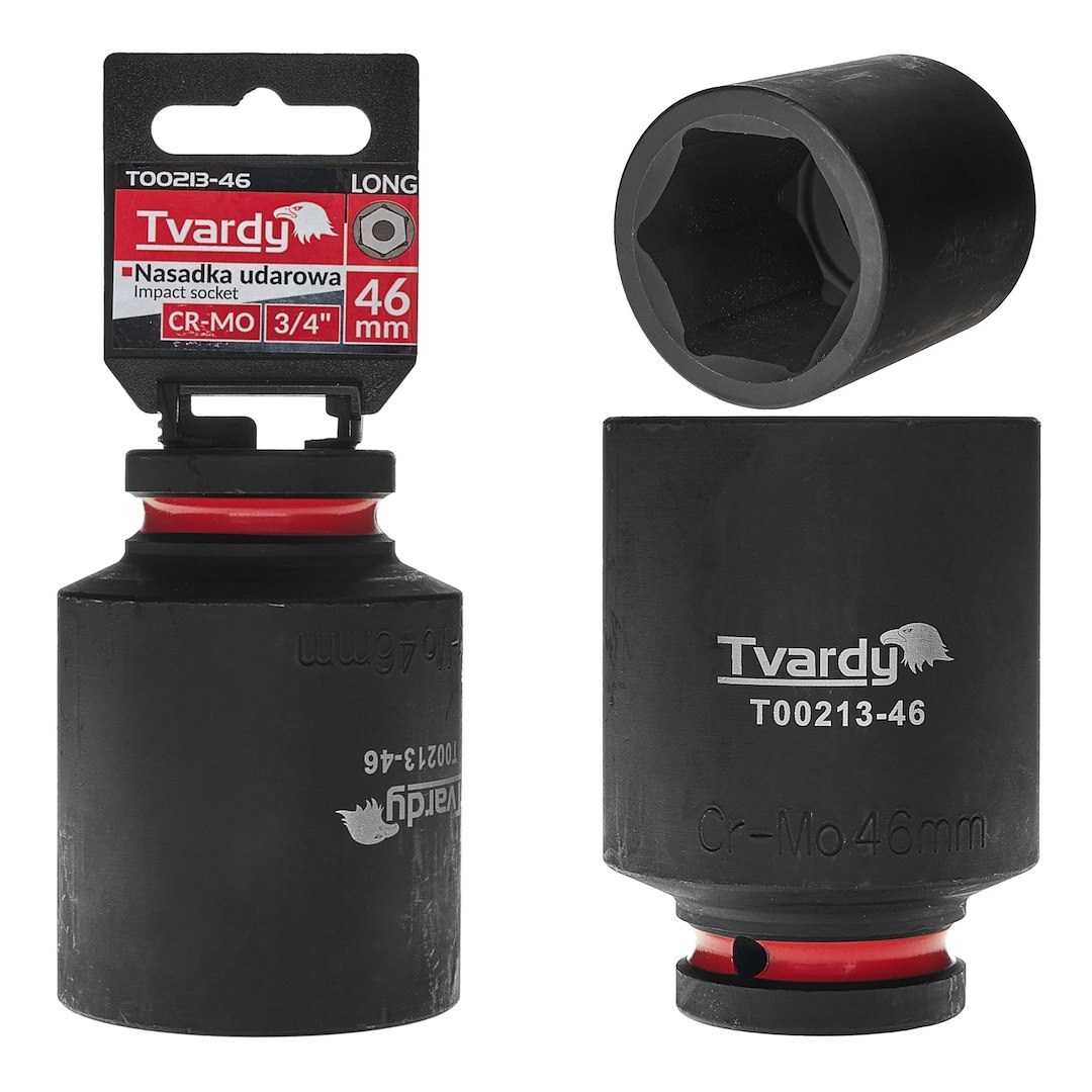 Dziļš trieciena sprausla 3/4" 6PT 46mm CR-MO