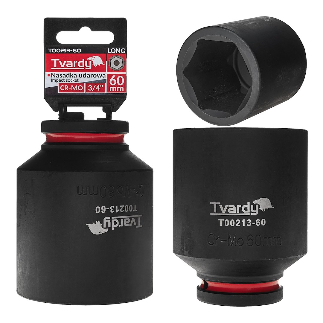 Dziļš trieciena sprausla 3/4" 6PT 60mm CR-MO