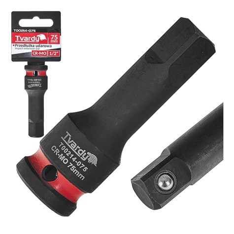 Przedłużka udarowa 1/2  75mm CR-MO (10/100)