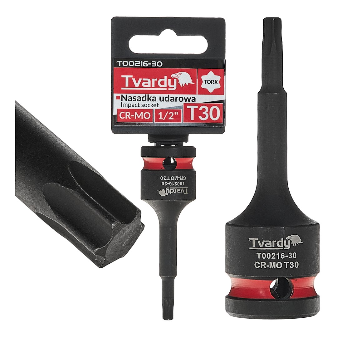 TORX Trieciena sprausla 1/2" T30 CR-MO