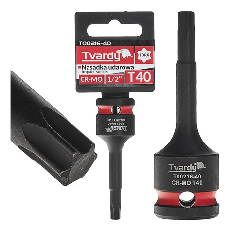 Nasadka udarowa TORX 1/2  T40 CR-MO (10/100)