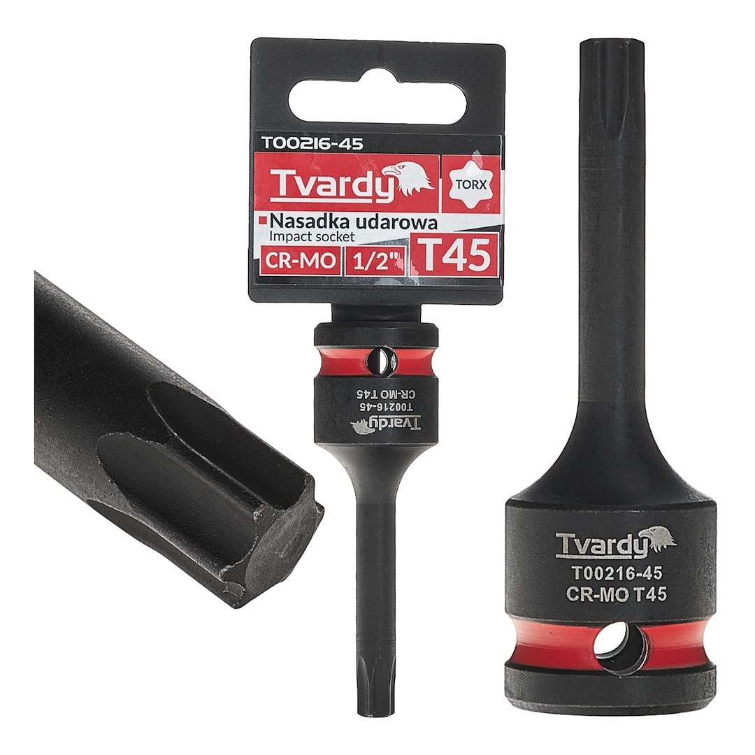 TORX Trieciena sprausla 1/2" T45 CR-MO