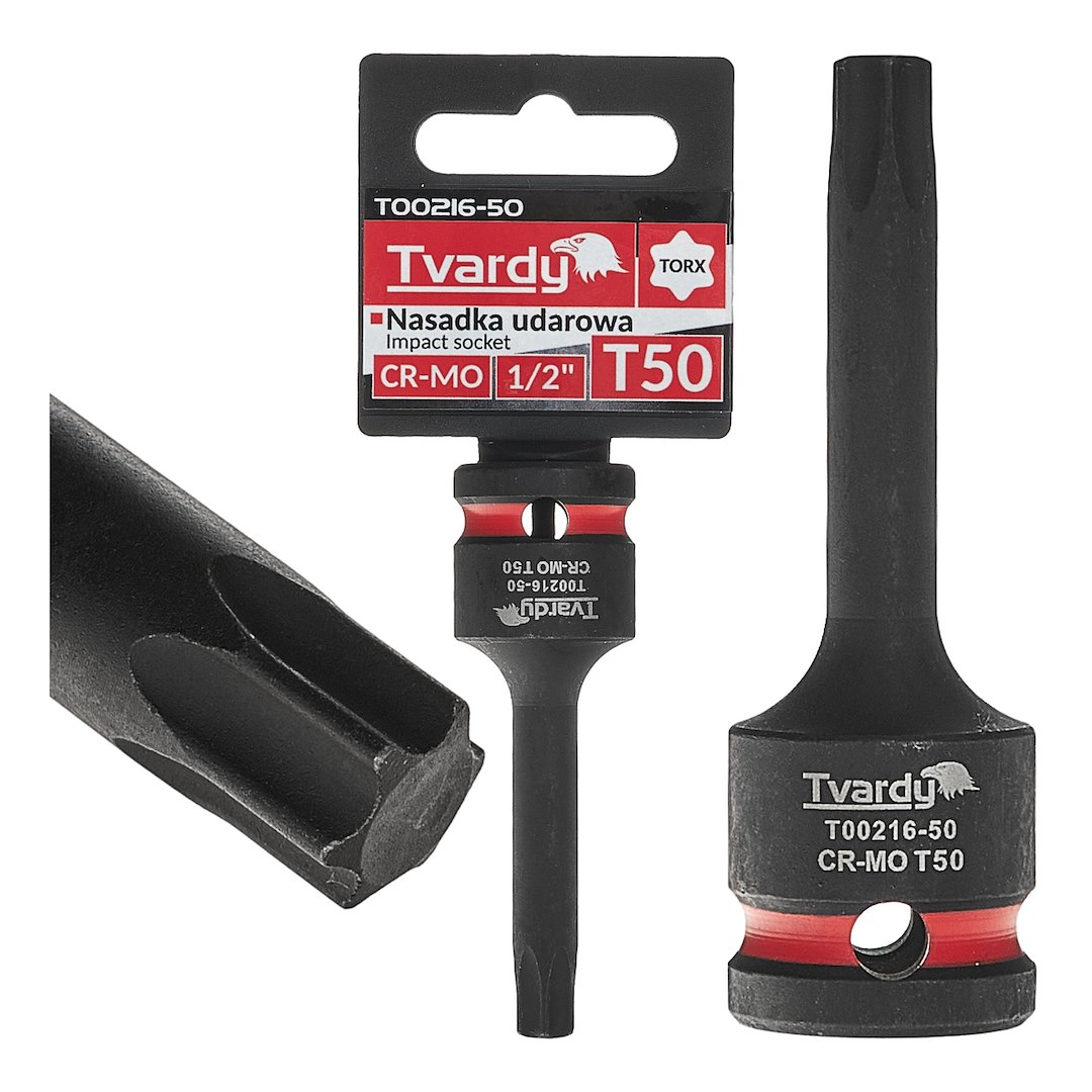 TORX Trieciena sprausla 1/2" T50 CR-MO