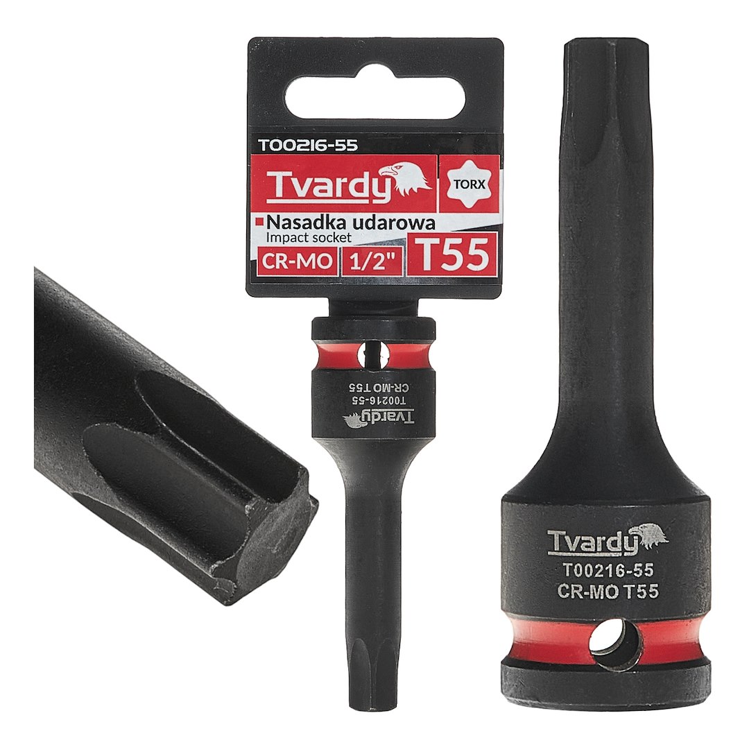 TORX Trieciena sprausla 1/2" T55 CR-MO