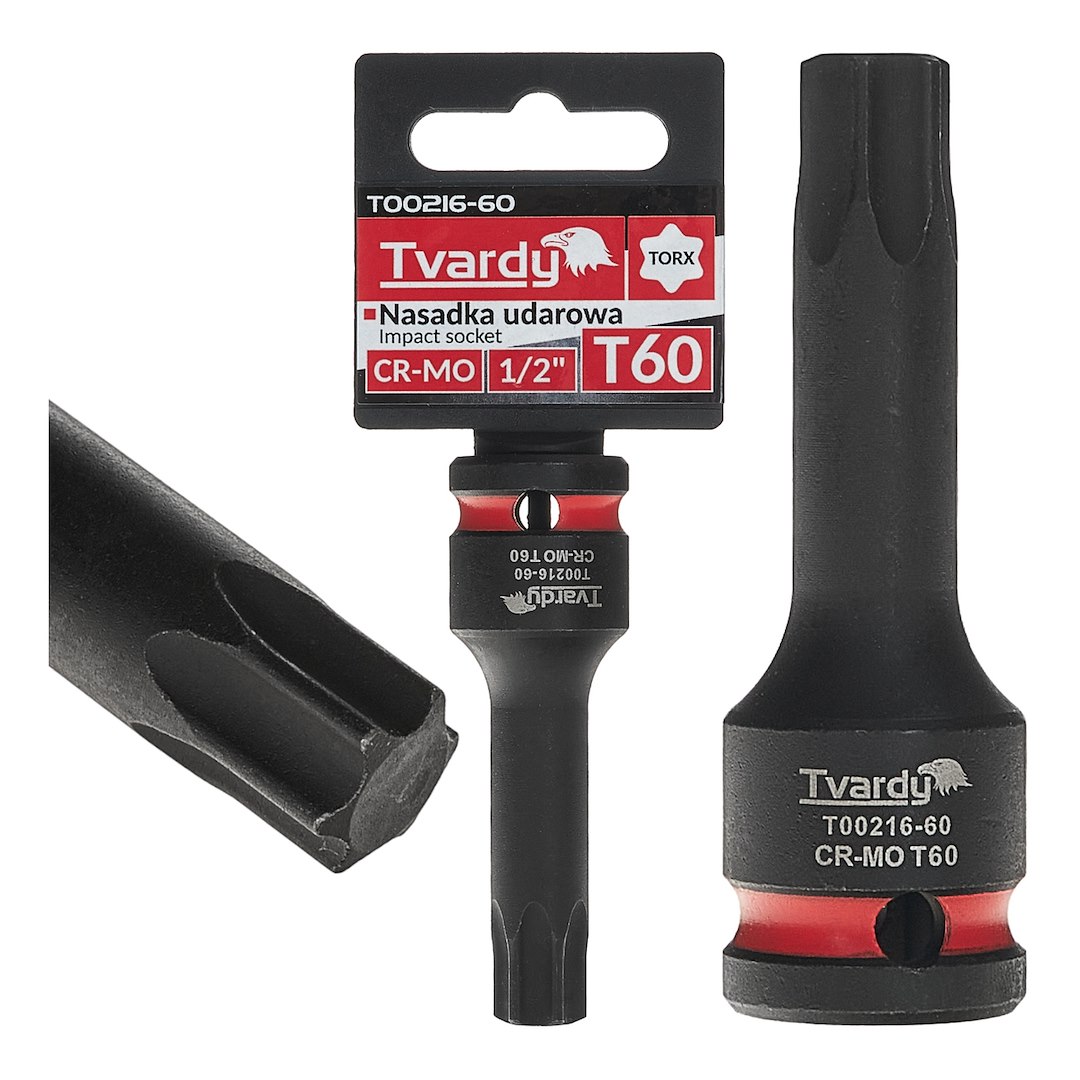 TORX Trieciena sprausla 1/2" T60 CR-MO