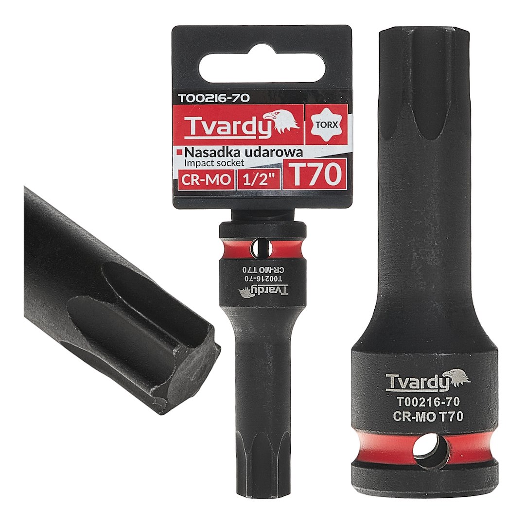 TORX Trieciena sprausla 1/2" T70 CR-MO
