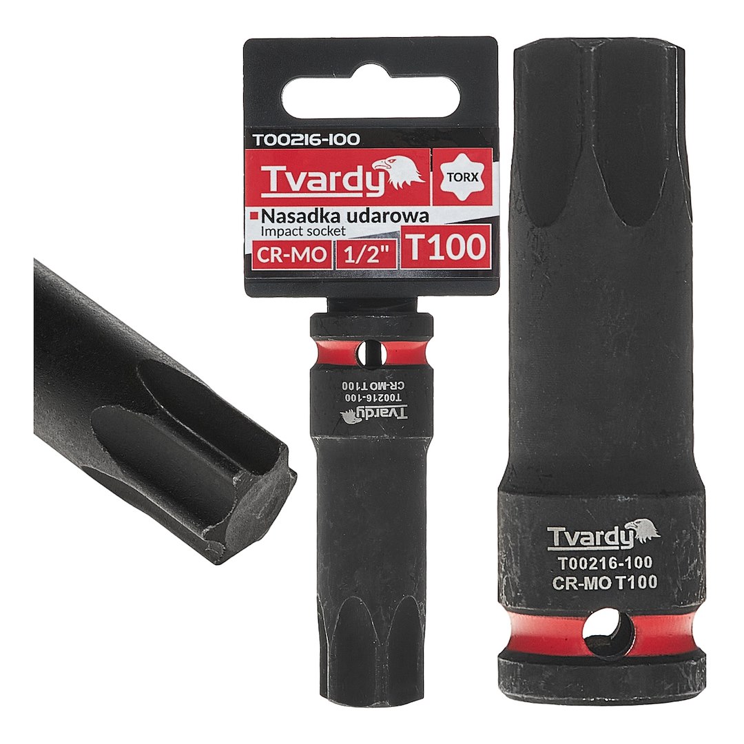 TORX Trieciena sprausla 1/2" T100 CR-MO